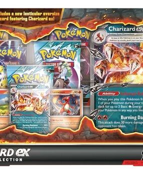 Pokémon Charizard ex special edition Trading Card Collection - Red & Orange